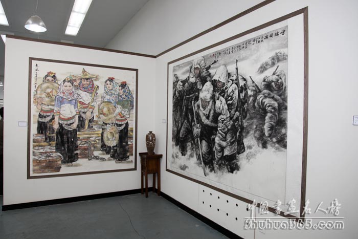 画展现场展览作品